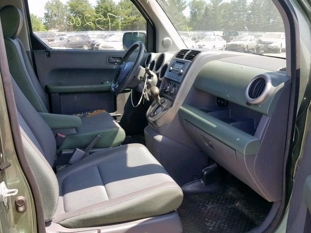 5J6YH28543L030882 - 2003 HONDA ELEMENT EX GREEN photo 5