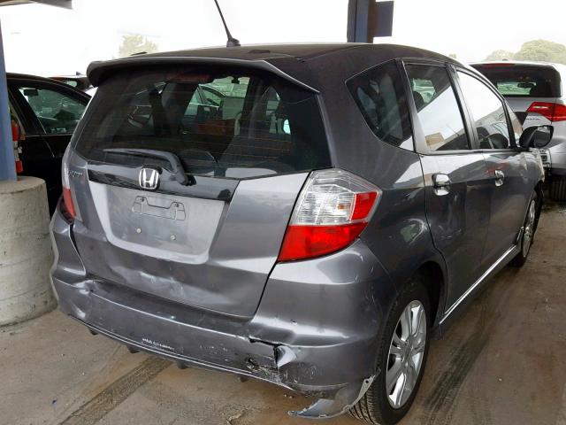 JHMGE8H66BS002607 - 2011 HONDA FIT SPORT 灰色 照片 4