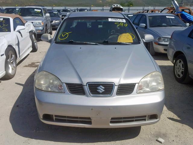 KL5JD52Z24K943640 - 2004 SUZUKI FORENZA S SILVER photo 9