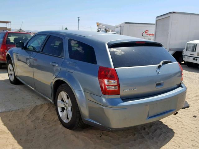 2D4FV47T77H791431 - 2007 DODGE MAGNUM SE BLUE photo 3