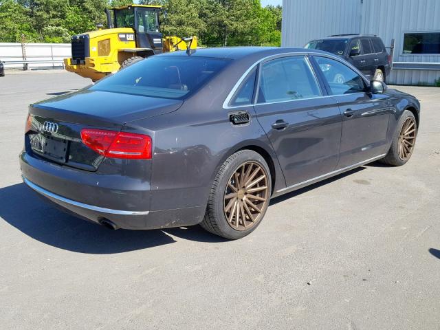 WAURGAFD6DN003932 - 2013 AUDI A8 L QUATT BLACK photo 4