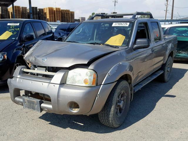 1N6ED27T34C408497 - 2004 NISSAN FRONTIER C CHARCOAL photo 2