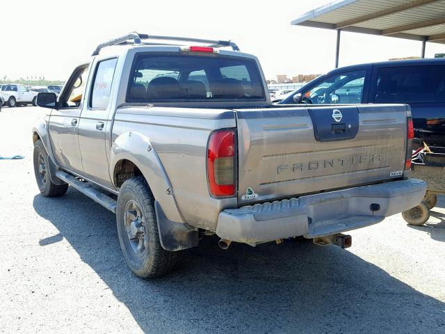 1N6ED27T34C408497 - 2004 NISSAN FRONTIER C CHARCOAL photo 3