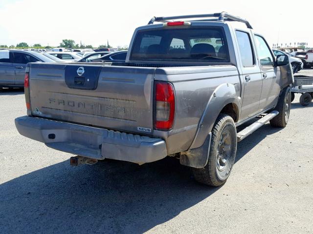 1N6ED27T34C408497 - 2004 NISSAN FRONTIER C CHARCOAL photo 4