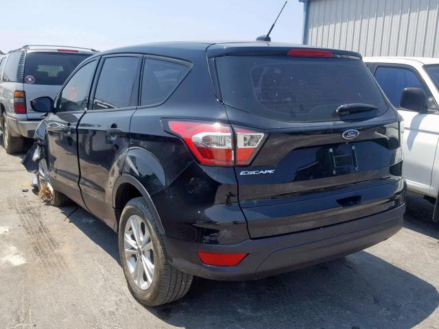 1FMCU0F7XHUC24771 - 2017 FORD ESCAPE S BLACK photo 3