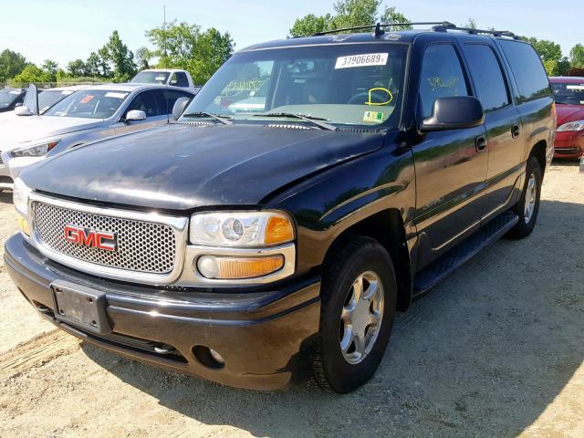 1GKFK66U36J113689 - 2006 GMC YUKON XL D BLACK photo 2