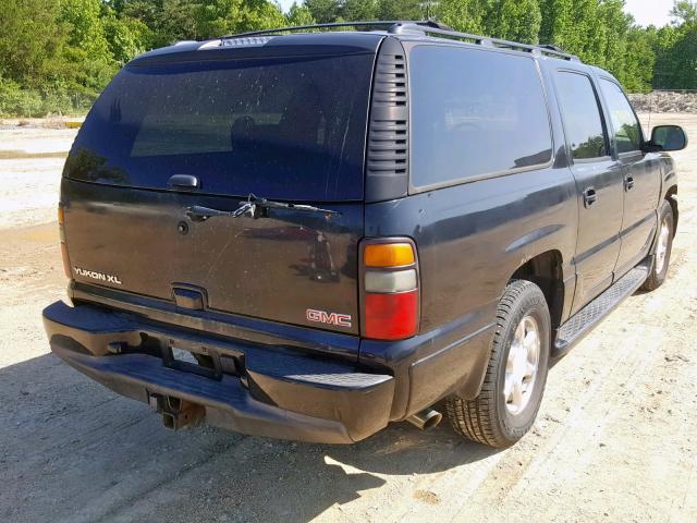 1GKFK66U36J113689 - 2006 GMC YUKON XL D BLACK photo 4