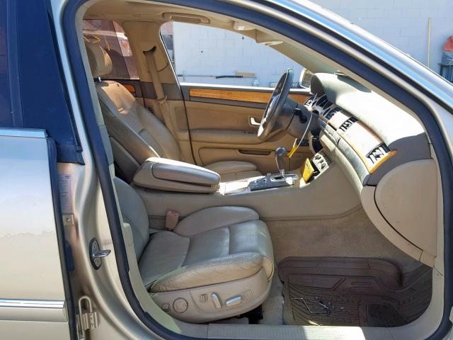 WAUML44E94N024034 - 2004 AUDI A8 L QUATT BROWN photo 5