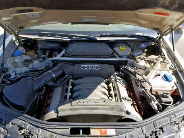 WAUML44E94N024034 - 2004 AUDI A8 L QUATT BROWN photo 7