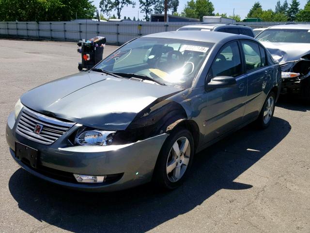 1G8AL55F37Z175350 - 2007 SATURN ION LEVEL GRAY photo 2