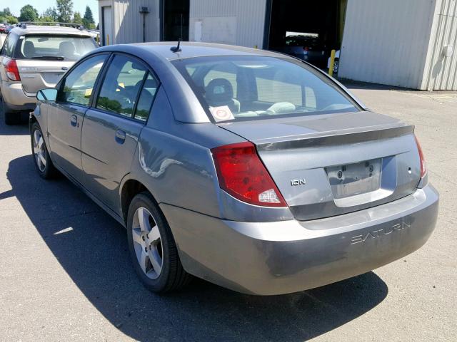 1G8AL55F37Z175350 - 2007 SATURN ION LEVEL GRAY photo 3