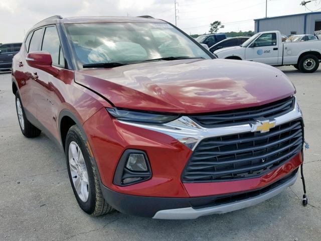 3GNKBCRS5KS584410 - 2019 CHEVROLET BLAZER LT RED photo 1