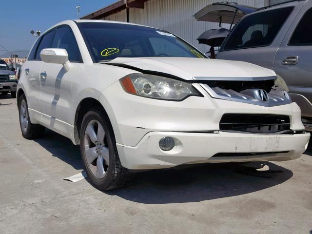 5J8TB185X8A017750 - 2008 ACURA RDX TECHNO WHITE photo 1