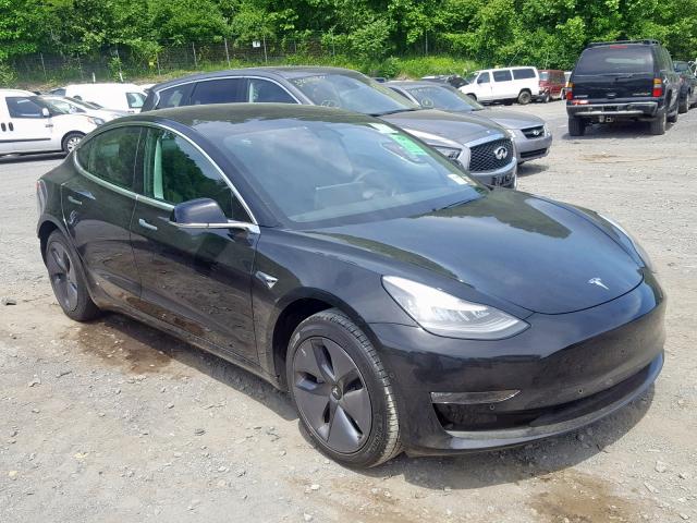 5YJ3E1EA6KF398518 - 2019 TESLA MODEL 3 BLACK photo 1