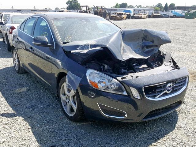 YV1612FS6D2219609 - 2013 VOLVO S60 T5 GRAY photo 1