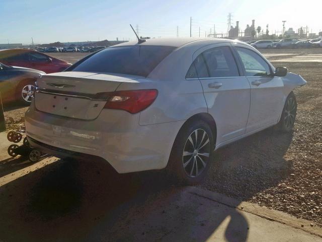 1C3CCBBB6DN611808 - 2013 CHRYSLER 200 TOURIN WHITE photo 4