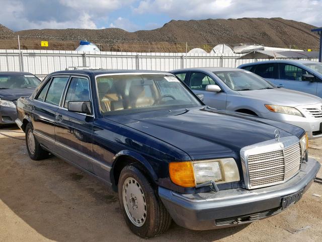 WDBCA35D7HA348454 - 1987 MERCEDES-BENZ 420 SEL BLUE photo 1