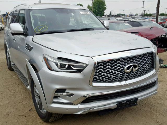 JN8AZ2NF5K9685375 - 2019 INFINITI QX80 LUXE SILVER photo 1