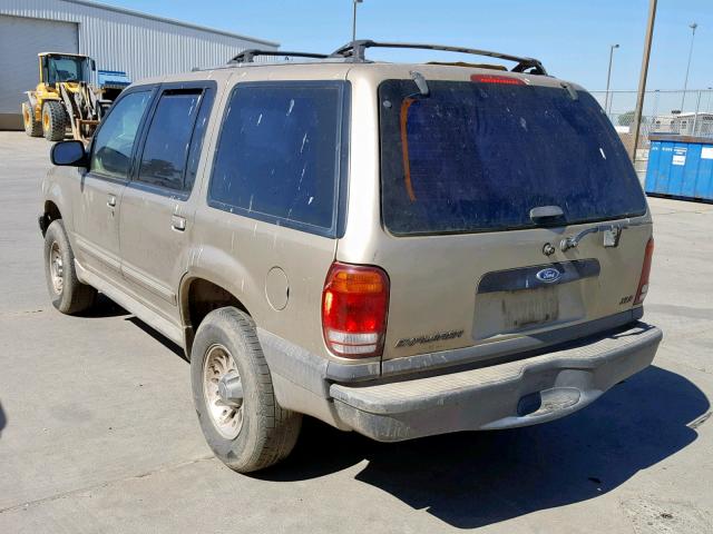 1FMZU62X6YZB73324 - 2000 FORD EXPLORER X TAN photo 3