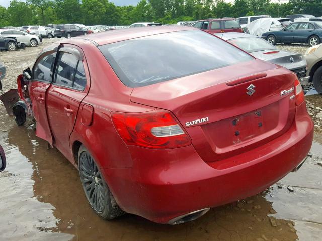 JS2RF9A35C6100301 - 2012 SUZUKI KIZASHI SE MAROON photo 3