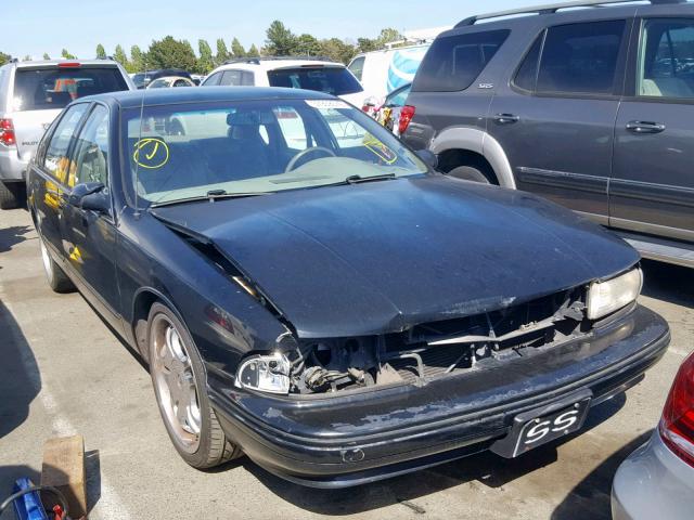 1G1BL52P2TR111486 - 1996 CHEVROLET CAPRICE CL BLACK photo 1