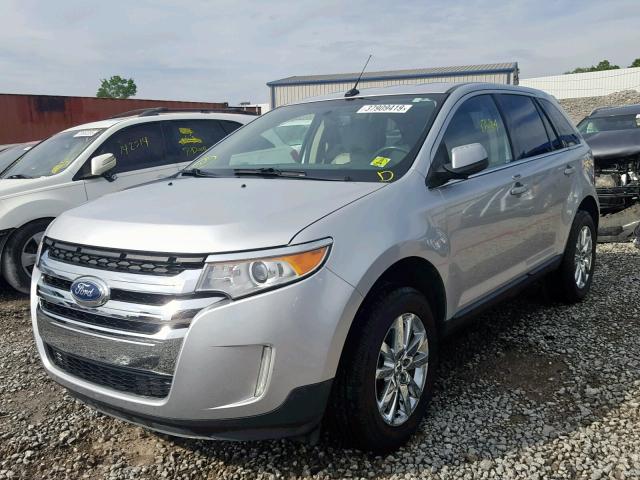 2FMDK3KC1CBA05324 - 2012 FORD EDGE LIMIT SILVER photo 2