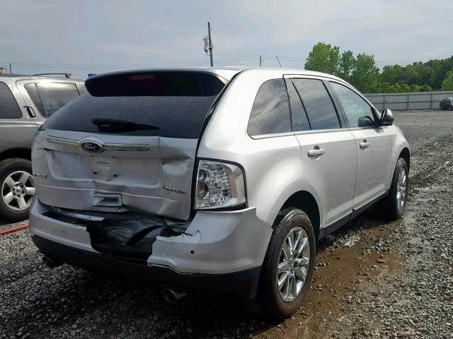 2FMDK3KC1CBA05324 - 2012 FORD EDGE LIMIT SILVER photo 4