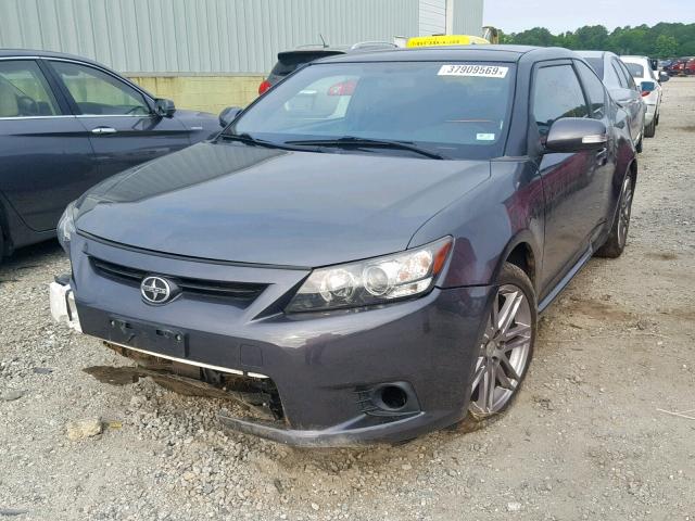 JTKJF5C78C3043778 - 2012 TOYOTA SCION TC GRAY photo 2