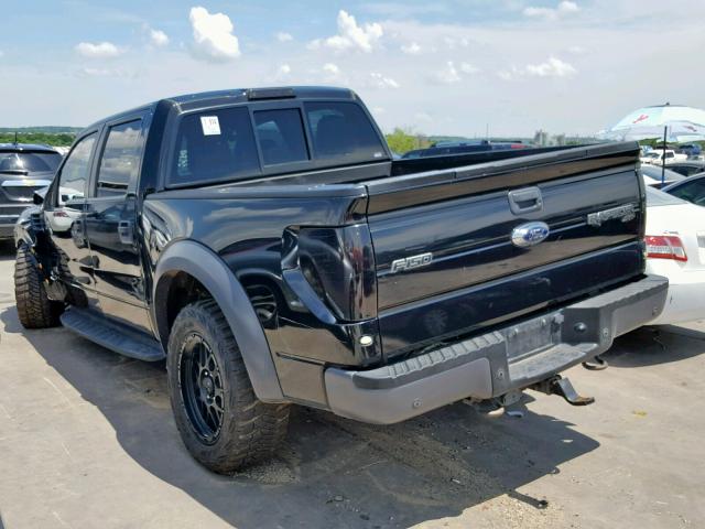 1FTFW1R64EFC50139 - 2014 FORD F150 SVT R BLACK photo 3