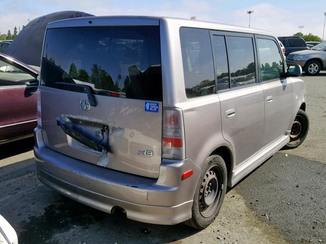 JTLKT334840149489 - 2004 TOYOTA SCION XB 灰色 照片 4