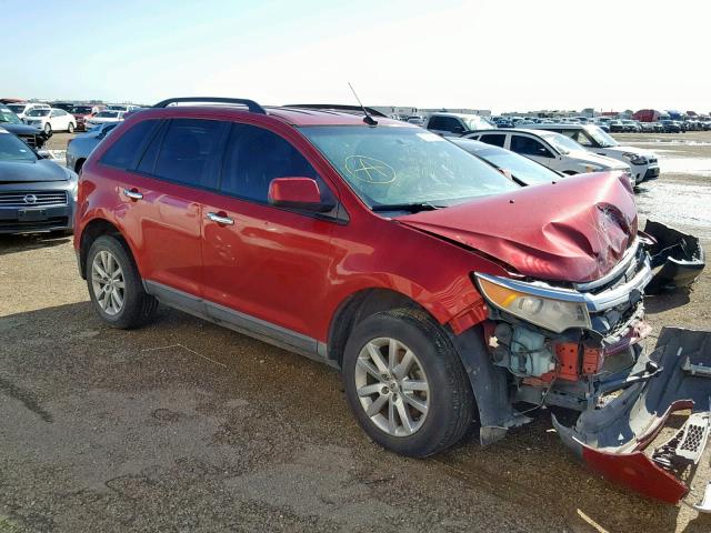 2FMDK3JC6BBA85087 - 2011 FORD EDGE SEL MAROON photo 1