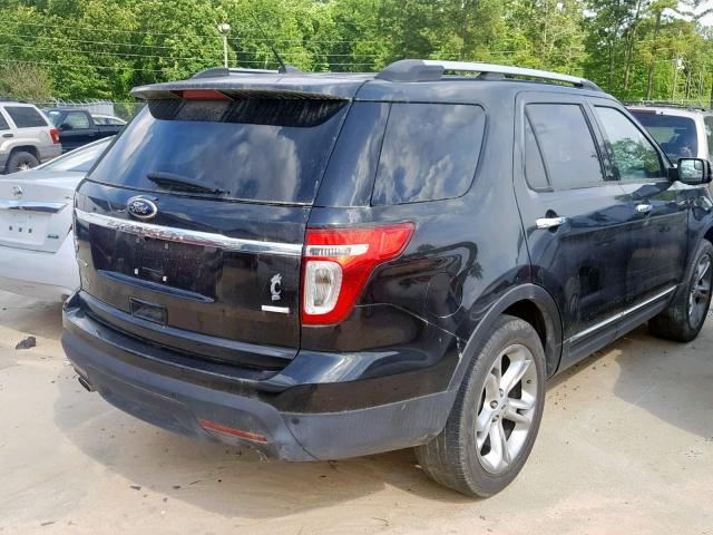 1FM5K8F84DGB05175 - 2013 FORD EXPLORER L BLACK photo 4