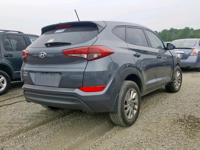 KM8J23A48HU538365 - 2017 HYUNDAI TUCSON SE GRAY photo 4