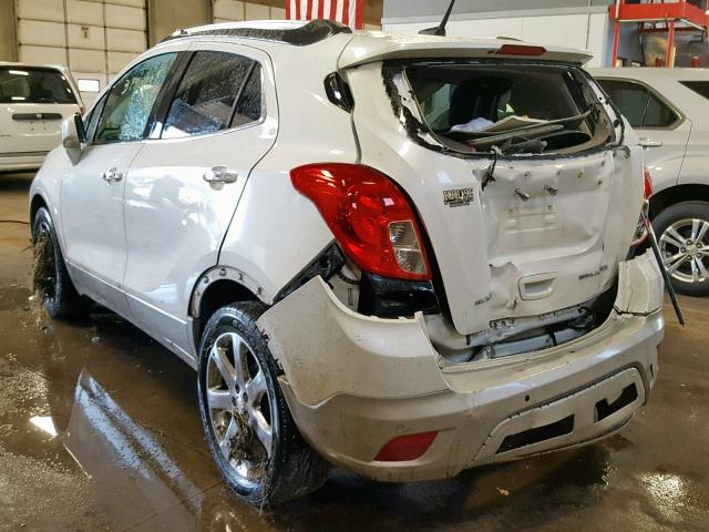 KL4CJDSB4DB176442 - 2013 BUICK ENCORE PRE WHITE photo 3