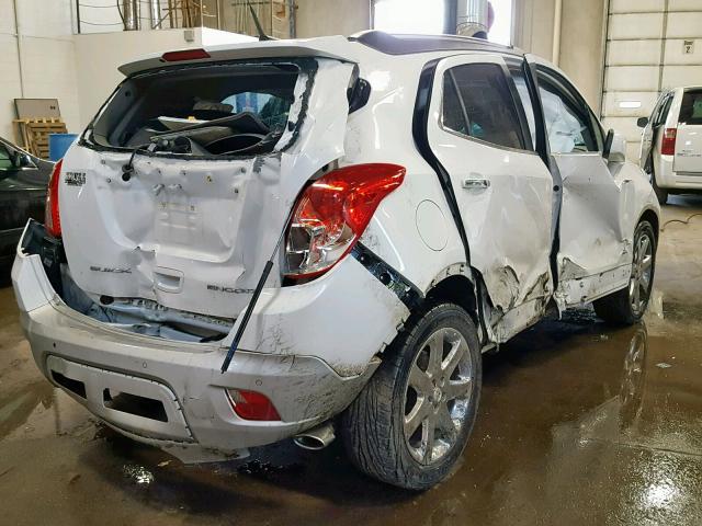 KL4CJDSB4DB176442 - 2013 BUICK ENCORE PRE WHITE photo 4