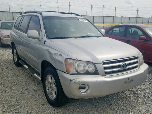 JTEGF21A710014040 - 2001 TOYOTA HIGHLANDER SILVER photo 1