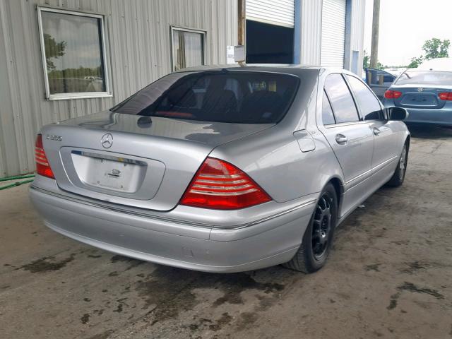 WDBNF67J06A469631 - 2006 MERCEDES-BENZ S 350 SILVER photo 4