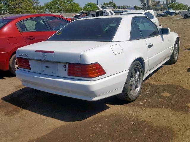 WDBFA61E6NF037402 - 1992 MERCEDES-BENZ 300 SL WHITE photo 4