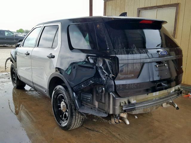 1FM5K8AR6GGA77836 - 2016 FORD EXPLORER P TWO TONE photo 3