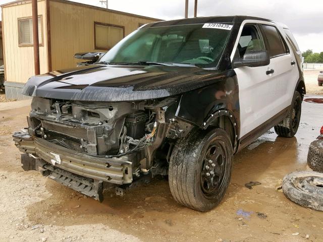 1FM5K8AR2HGD57965 - 2017 FORD EXPLORER P TWO TONE photo 2