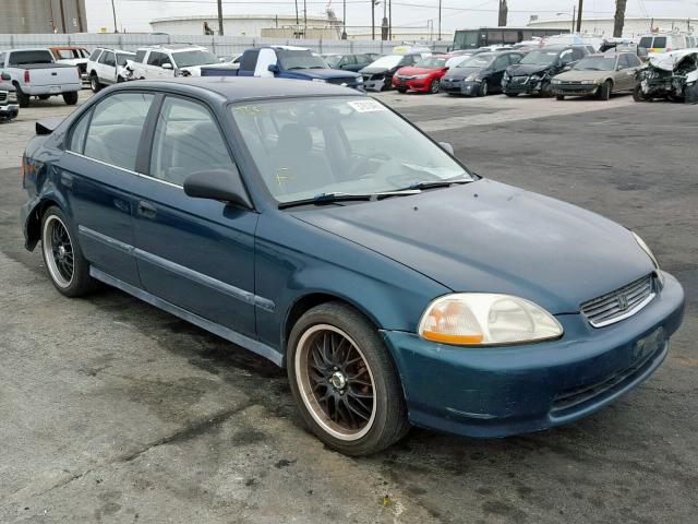 1HGEJ6622TL013125 - 1996 HONDA CIVIC DX GREEN photo 1