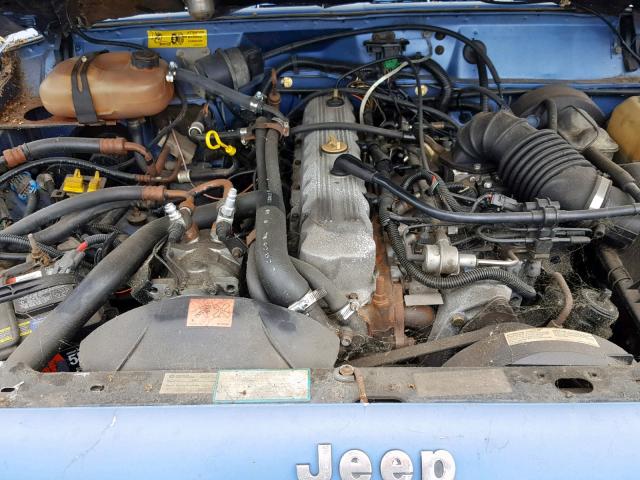 1J4FJ58L2LL149039 - 1990 JEEP CHEROKEE L BLUE photo 7