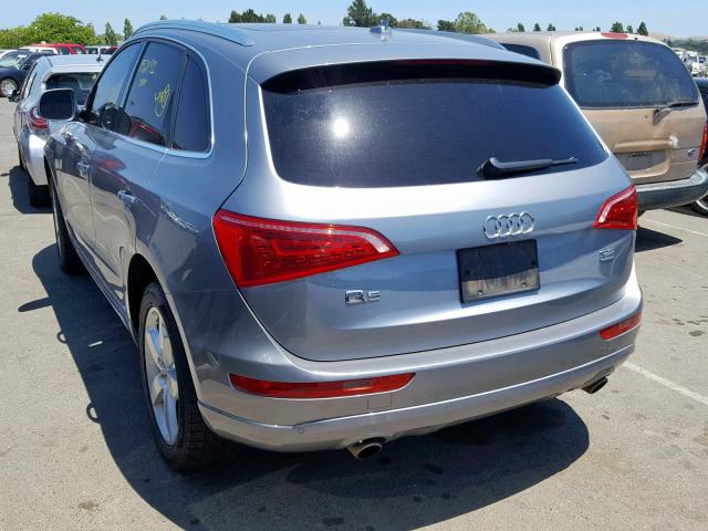 WA1VKAFP4AA079818 - 2010 AUDI Q5 PRESTIG GRAY photo 3