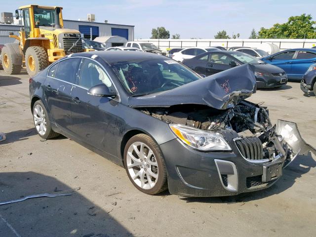 2G4GU5GX1G9183195 - 2016 BUICK REGAL GS GRAY photo 1