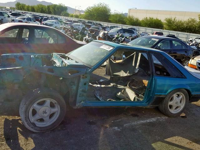 1FACP42D1PF175046 - 1993 FORD MUSTANG CO GREEN photo 10