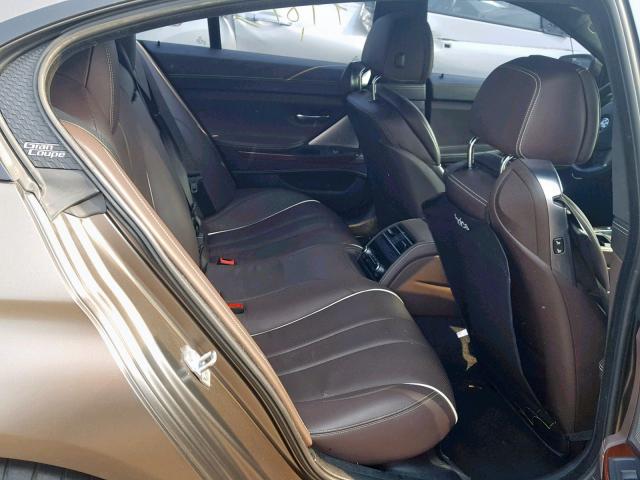 WBA6B8C54EDZ72594 - 2014 BMW 640 XI BROWN photo 6