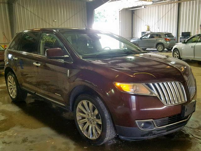 2LMDJ8JK0BBJ00596 - 2011 LINCOLN MKX RED photo 1