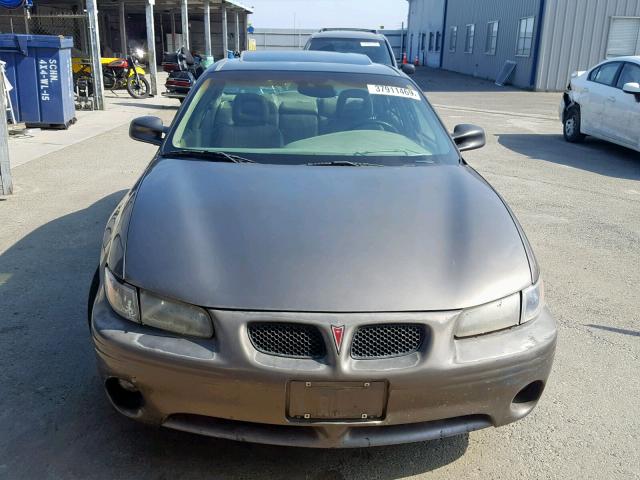 1G2WP52KXYF176617 - 2000 PONTIAC GRAND PRIX BROWN photo 9