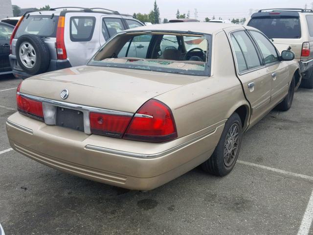 2MEFM74W5YX683511 - 2000 MERCURY GRAND MARQ GOLD photo 4