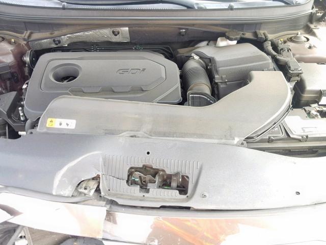 5NPE34AF3FH201314 - 2015 HYUNDAI SONATA SPO BROWN photo 7